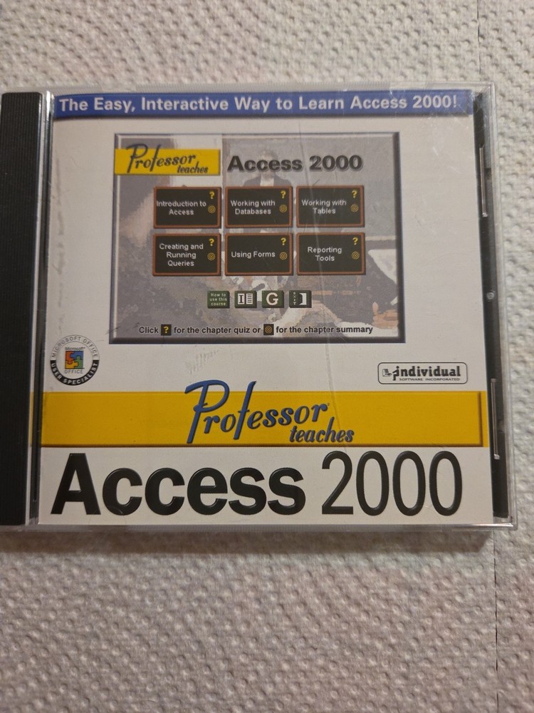 Professor Teaches Access 2000