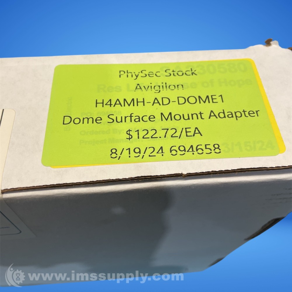 Avigilon H4AMH-AD-DOME1 Dome Surface Mount Adapter FNFP