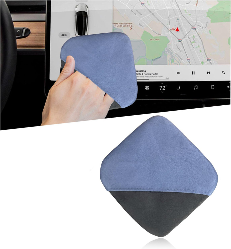 Car Screen Cleaner, Microfiber Auto Screen Cleaning Pad, Foldable Touch Screen C