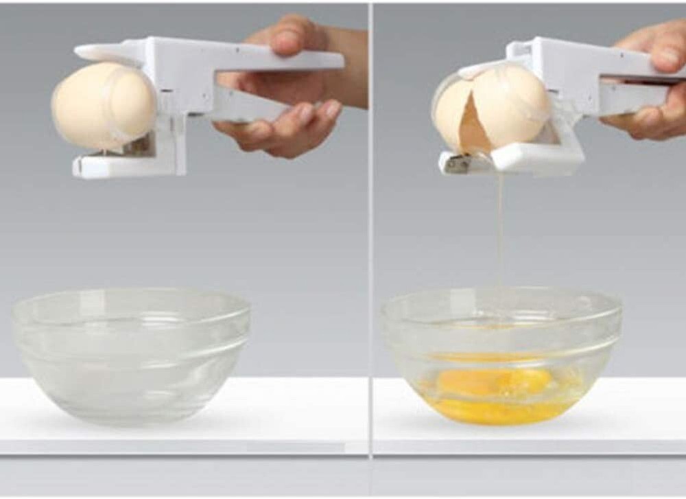 EZCracker Handheld Egg Cracker & Yolk Separator Kitchen Tool As Seen On TV EMSON