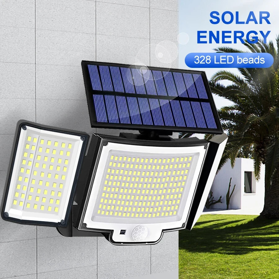 Outdoor Solar Light 348 LED IP65 Waterproof Motion Sensor 3 Modes