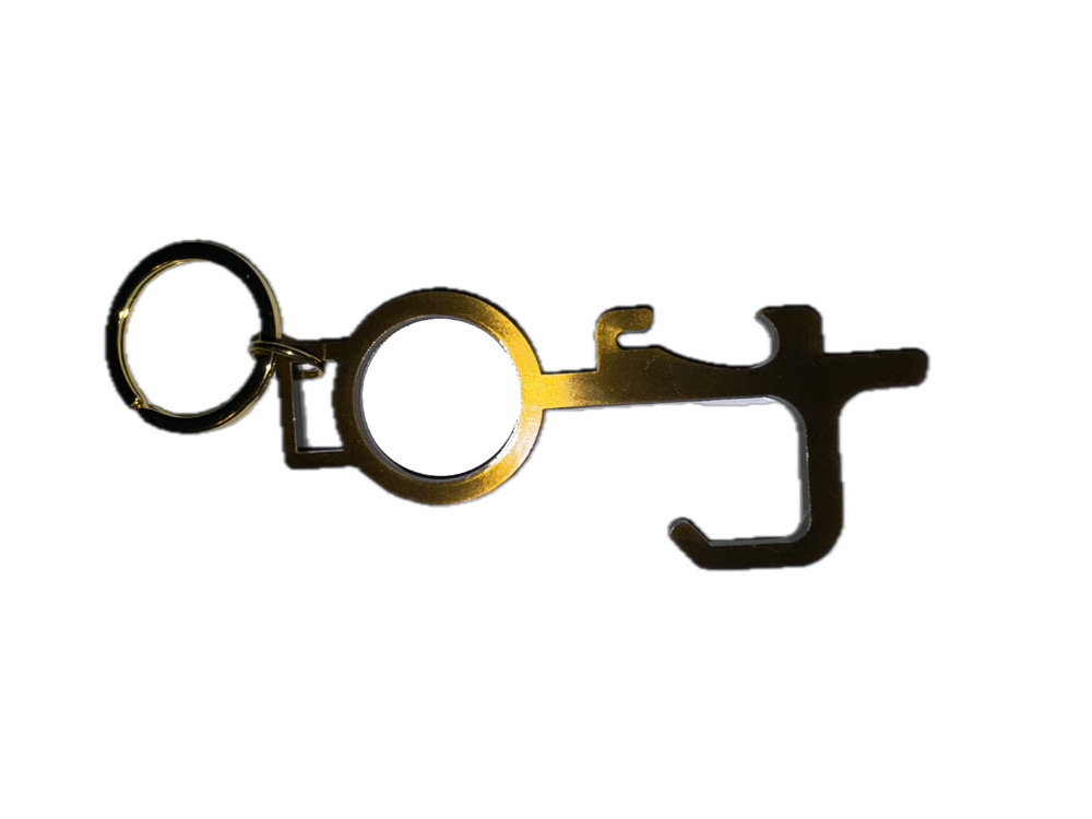 Touch Key Door Opener Hygiene Elevator Keychain Touch Screen Hand Tool - New