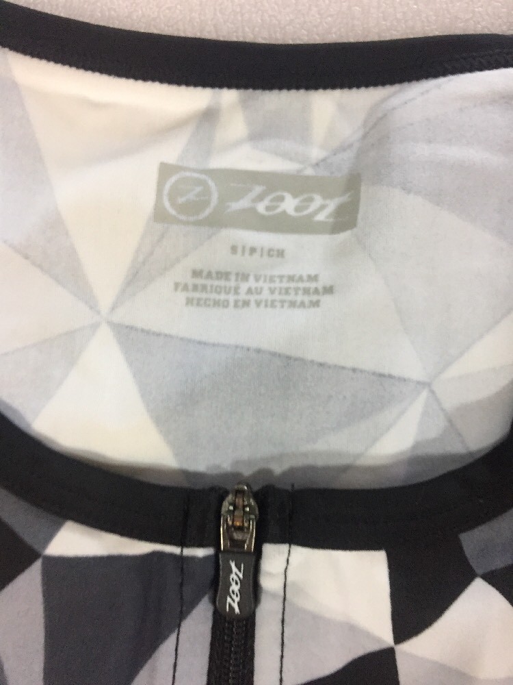 Zoot Mens Performance Full Zip Tri Top Small S (6189)
