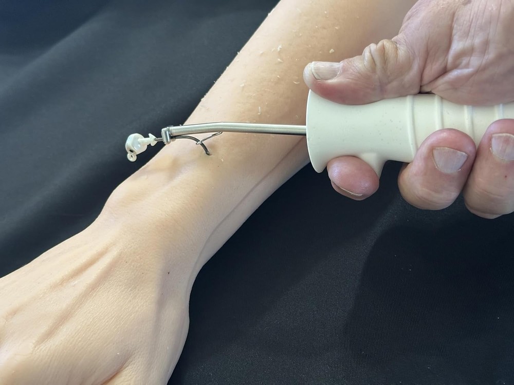 Human Fish Hook Removal Tool. The Only Ambidextrous Ergonomically Designed Human