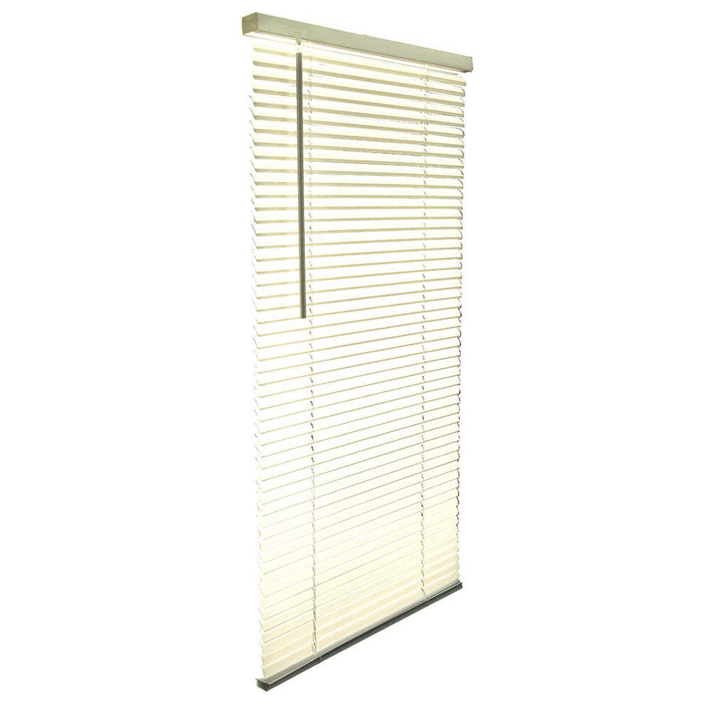 GRAINGER APPROVED  Window Blinds,Vinyl,Alabaster 493P07