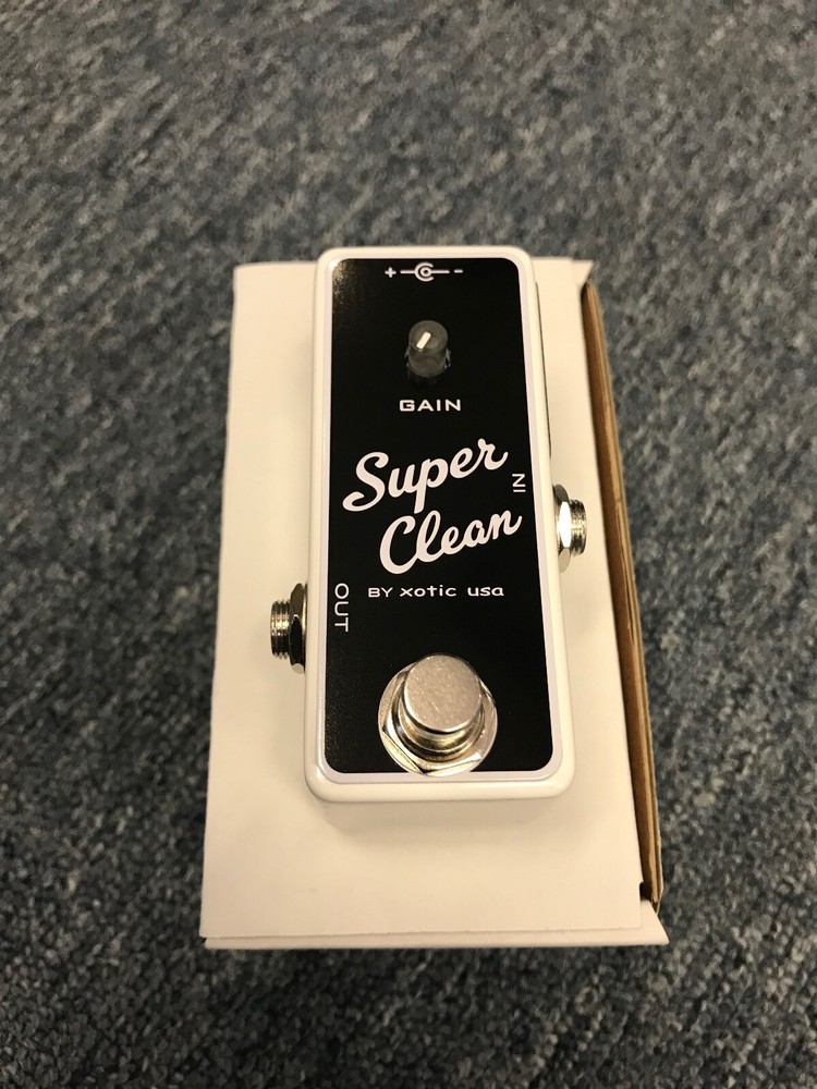 Xotic Effects Super Clean Buffer Boost Pedal Brand New!