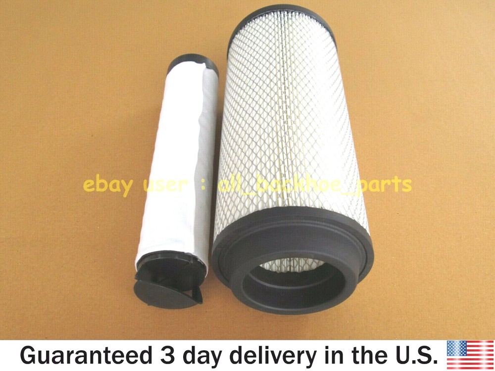 JCB BACKHOE - AIR FILTER ELEMENT SET INNER & OUTER (PART # 32/915801 32/915802)