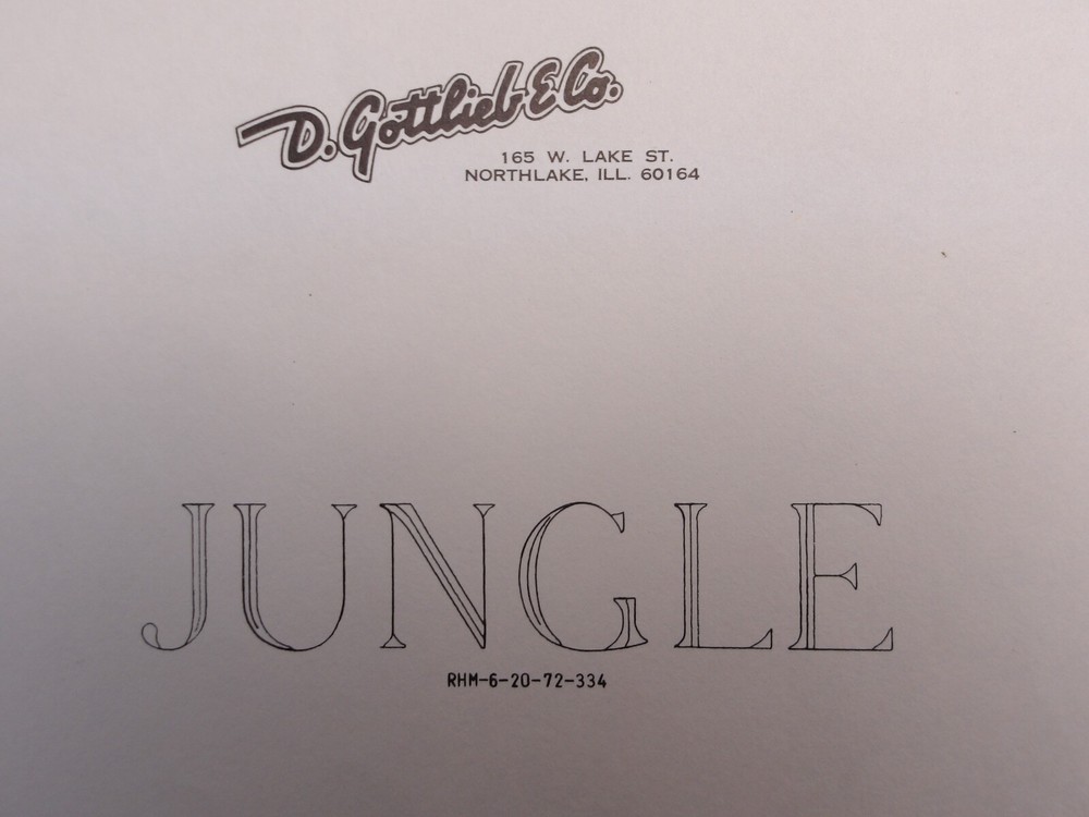 Gottlieb: Jungle  - Schematic  NOS