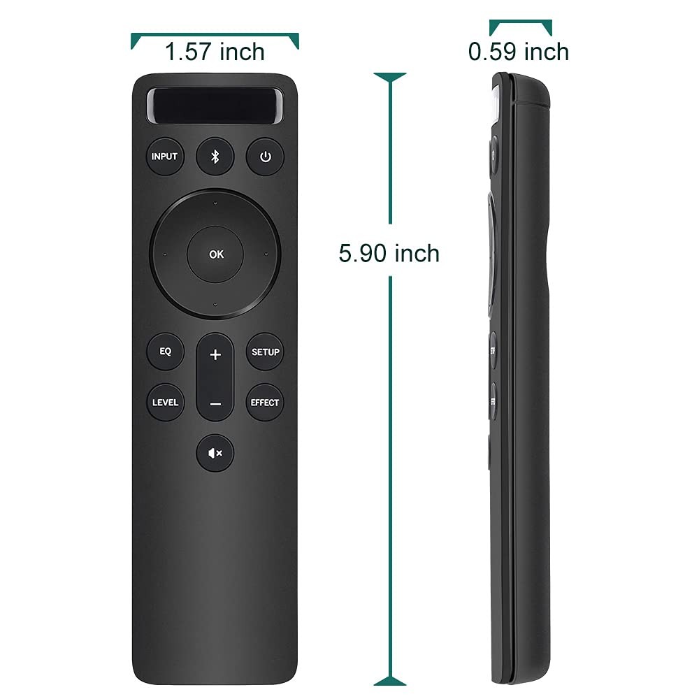 for Vizio Soundbars Bluetooth Backlit Display Remote Controller Black D51