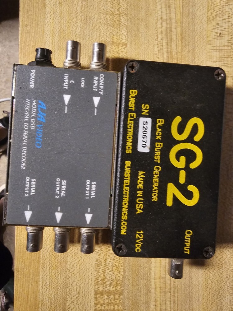 Broadcast Video Sync & Control Devices – Burst SC-2 + VidPro D5D – Untested