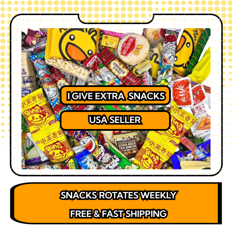 150 Piece Snack Box Asian Japanese Chinese Korean Variety Savory Treats Samples