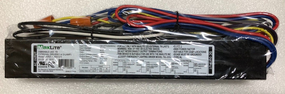 Maxlite dimmable LED driver-model:DDR2L13IND-CR (Qty. 1)