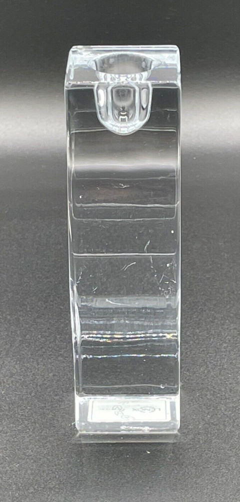 Lenox Crystal SERENITY Ovations Collection Candlestick Wavy Pattern