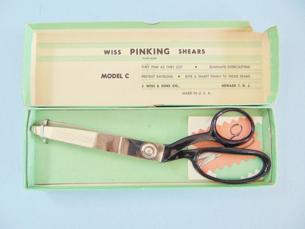 Vintage Wiss Model C Pinking Shears Scissors