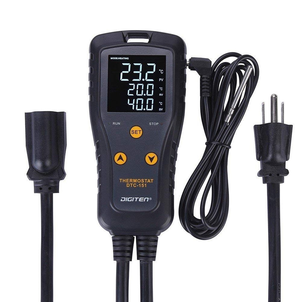 DIGITEN Digital Temperature Controller Simple Stage Thermostat Outlet Heating...