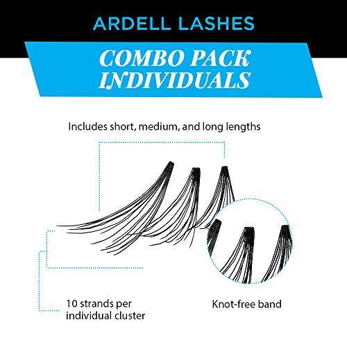 Ardell Individuals False Eye Lashes Combo Black 4 Pack