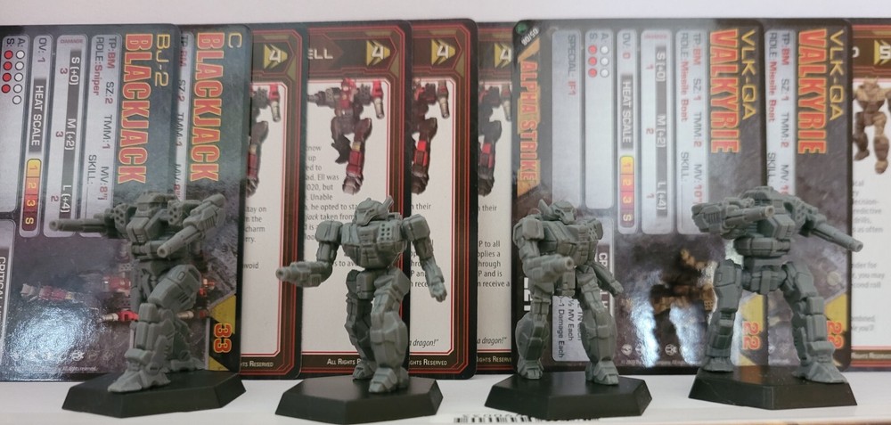 Battletech Recon Fire Lance Inner Sphere Catalyst 2 Valkyrie 2 Blackjack