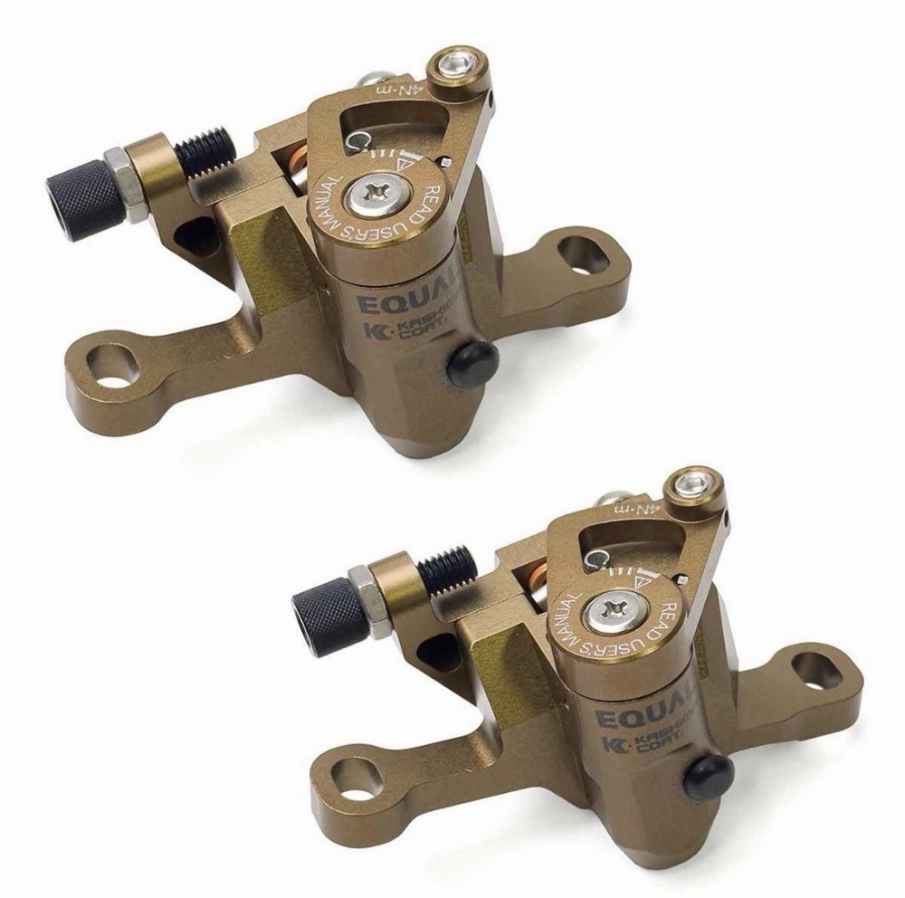 EQUAL post mount disc brake set kashima coat color new