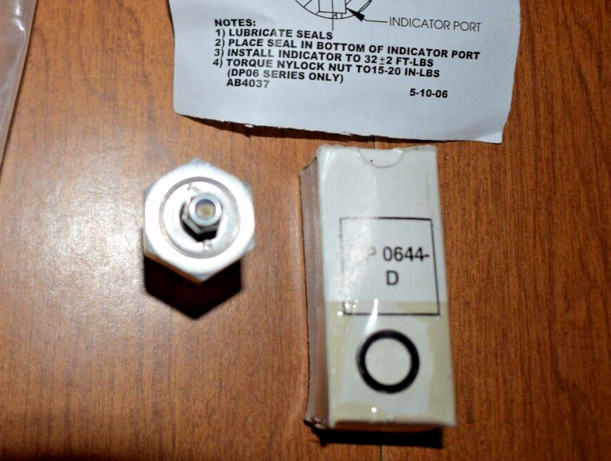 1 pc, Filter Indicator, Zinga DP 0644-D, DP06, DP-06, New