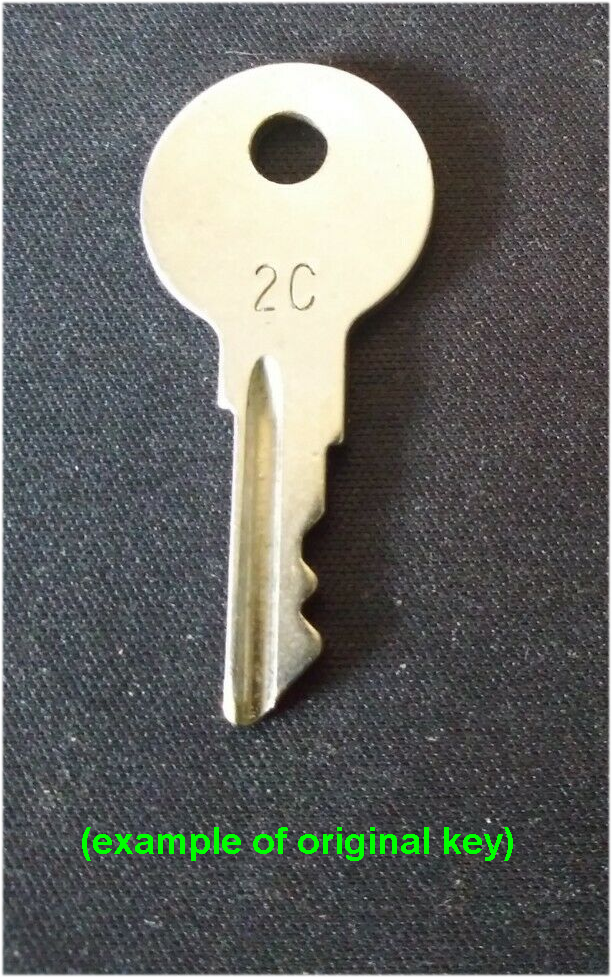 (2) Mercury Marine Boat Ignition Replacement Keys Cut Key Code 1A - 2F