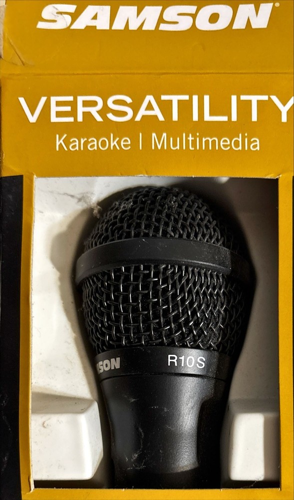 Karaoke Multimedia Microphone Samson Versatility R10S Dynamic Microphone - NEW!