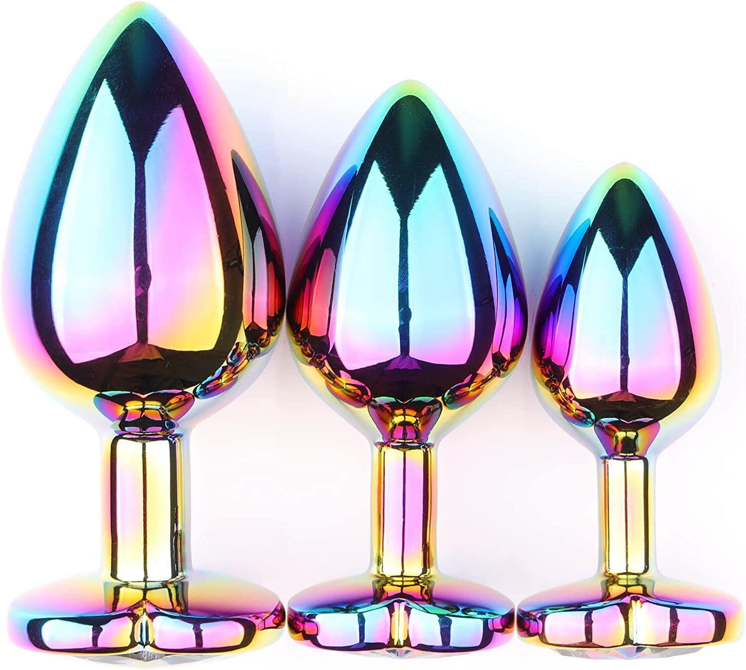 Anal Butt Plug Heart Stainless Jewel Butt Plug Sex Toy For Women Men Couple Gift