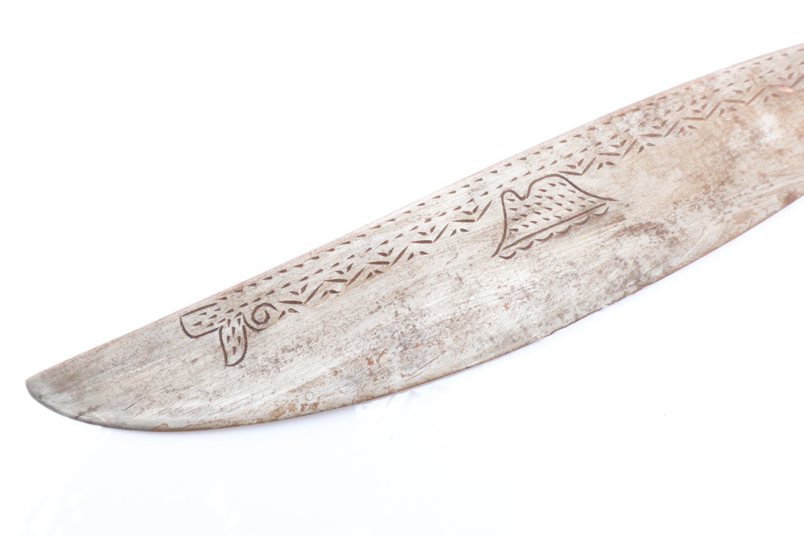 Vintage WWII Filipino Philippines Palang Bolo Knife/Sword w/Wood Sheath Antique-