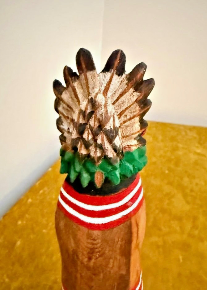 Original Kachina Wood Carving Doll - MORNING KACHINA, 7.5" Tall, By