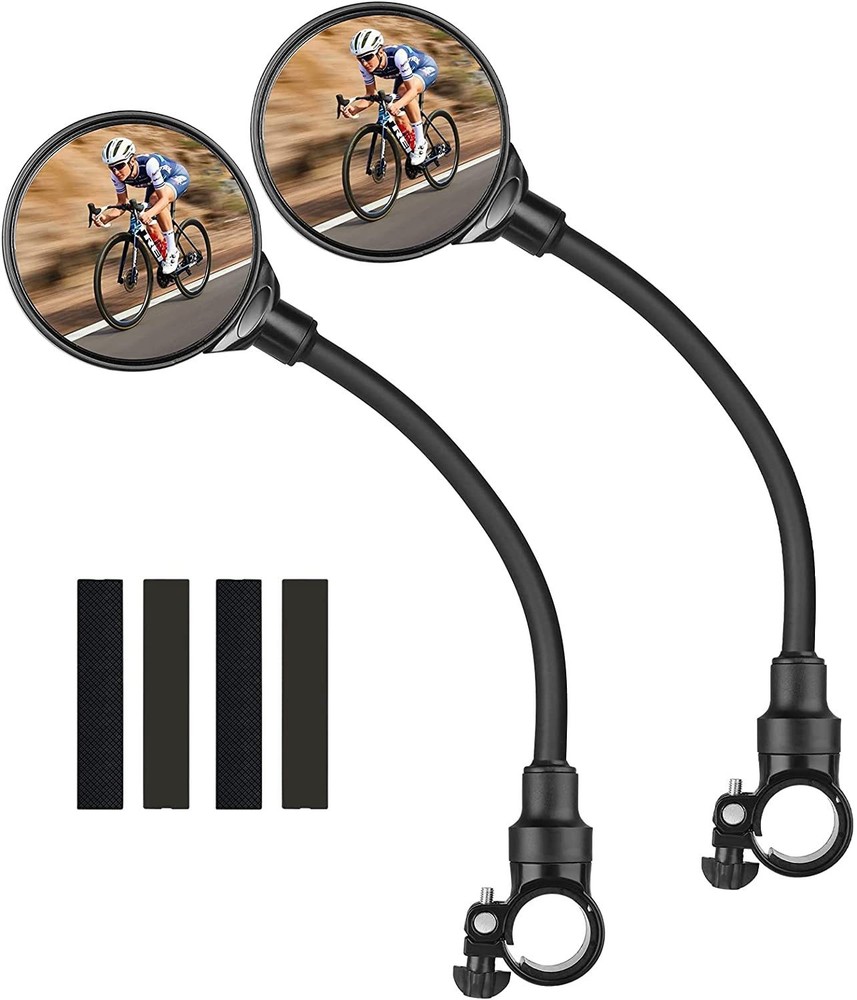 Bicycle Rearview Mirror Set (2-Piece) – Quick-Release