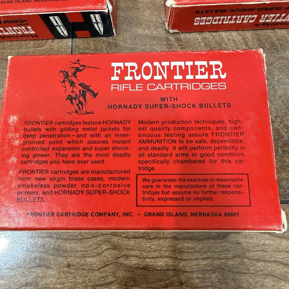 Vintage Frontier Cartridge Boxes – .30-06 Springfield (EMPTY)