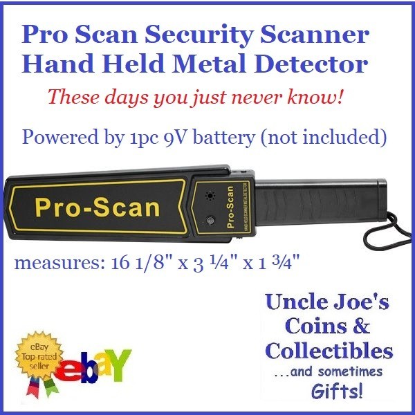 Security Scanner Authentic Hand Held Metal Detector Portable Professional