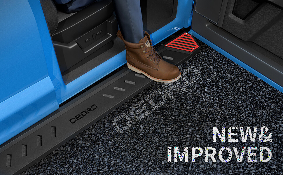 OEDRO Running Boards for 2005-2023 Toyota Tacoma Double Cab Side Steps Nerf Bars