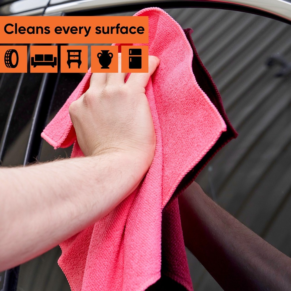 Superio Microfiber Cleaning Cloth 16''Multi-Purpose Towel (24)