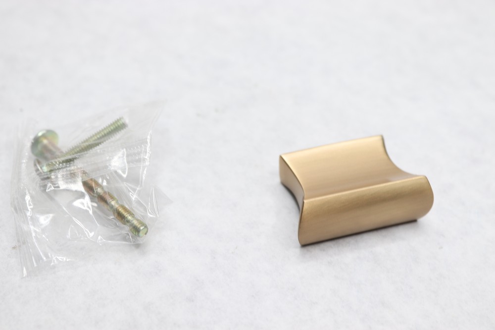 Top Knobs Rectangular Cabinet Knob From The Mercer 1-1/2" Long TK551HB