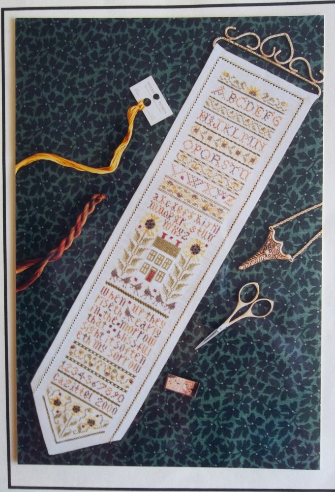 The Drawn Thread SUNFLOWER BELLPULL Cross Stitch Chart w/DMC Floss
