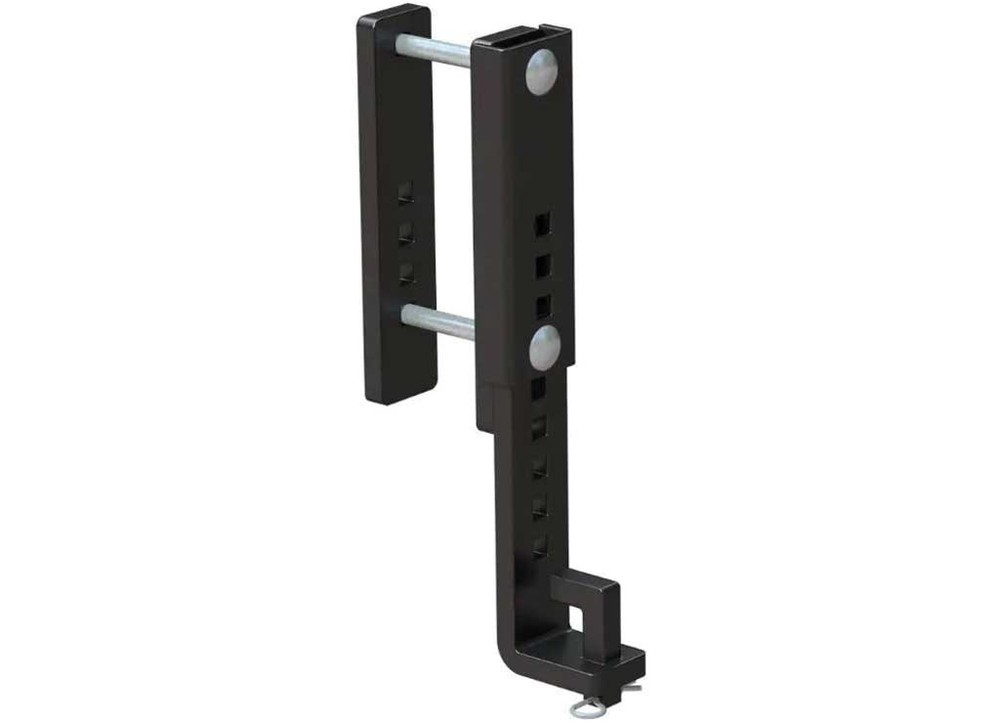 Curt 17517 6" Black Heavy Duty Adjustable Support Brackets-2Pk
