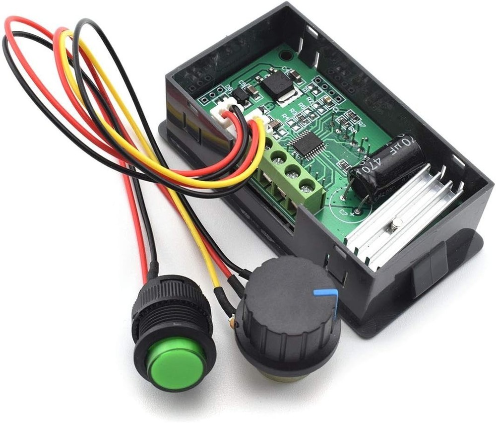 Stepless Speed Control 8A Motor Controller with LED Display - 6V-30V Range