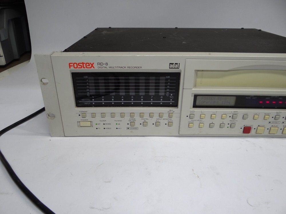 Fostex RD-8 ADAT Recorder VHS Digital Multi-Track Recorder MultiTrack -Powers ON