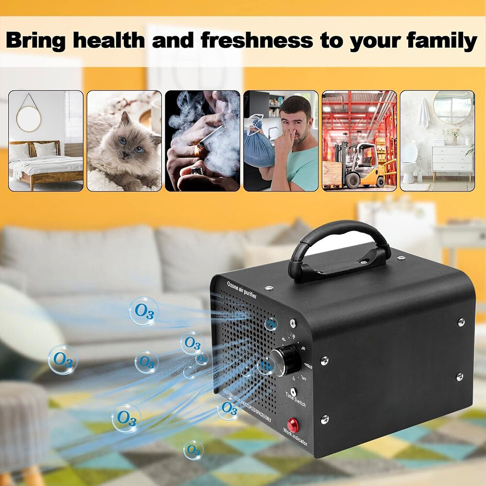 36000mg/h Ozone Generator Machine Air Purifier Ionizer Ozonator Timer for Home