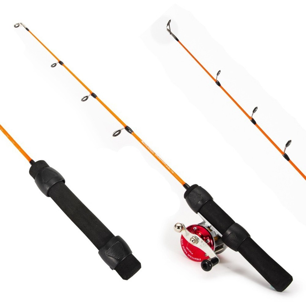 Fishing Rod Sensitive Tip Solid Ultralight Winter With EVA Handle 50cm