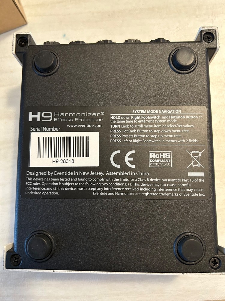 Eventide H9 Max Harmonizer Effects Processor Brand New in Open Box, White