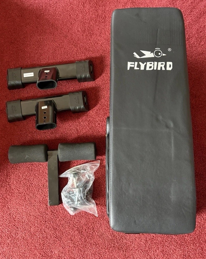 FLYBIRD Weight Bench, Adjustable Strength Training Bench for Full Body Workout