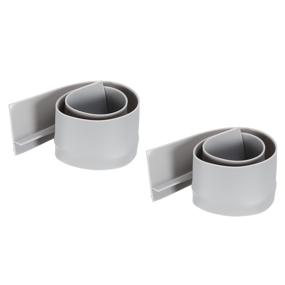 21" length silicone stove interspace cavity cover, gray 2pcs