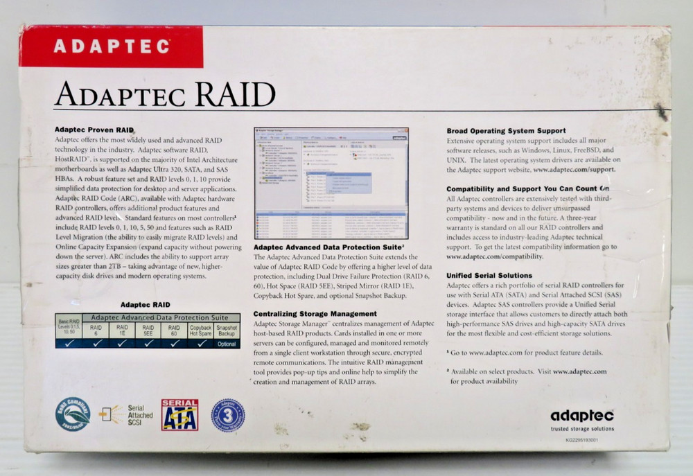 NEW ADAPTEC RAID AAR-1225SA ROHS KIT PRINTED CIRCUIT BOARD ASSEMBLY