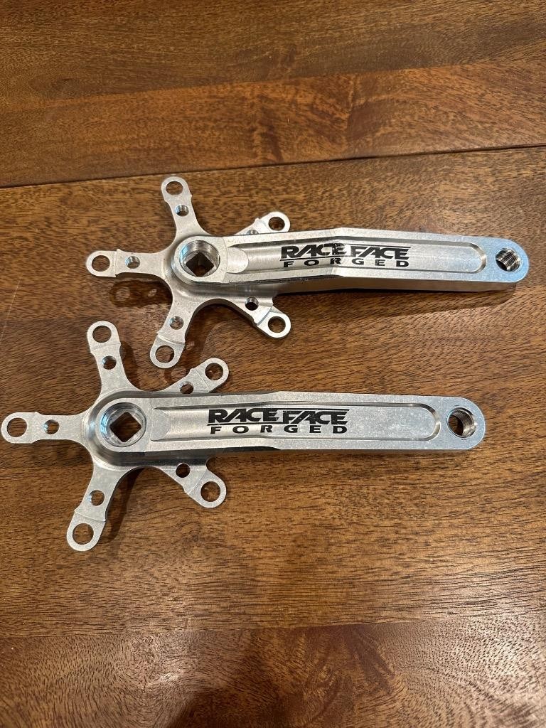 Race Face Forged 170mm 3X Left Drive Side Crank  94/58 BCD Silver XTR XT Disc