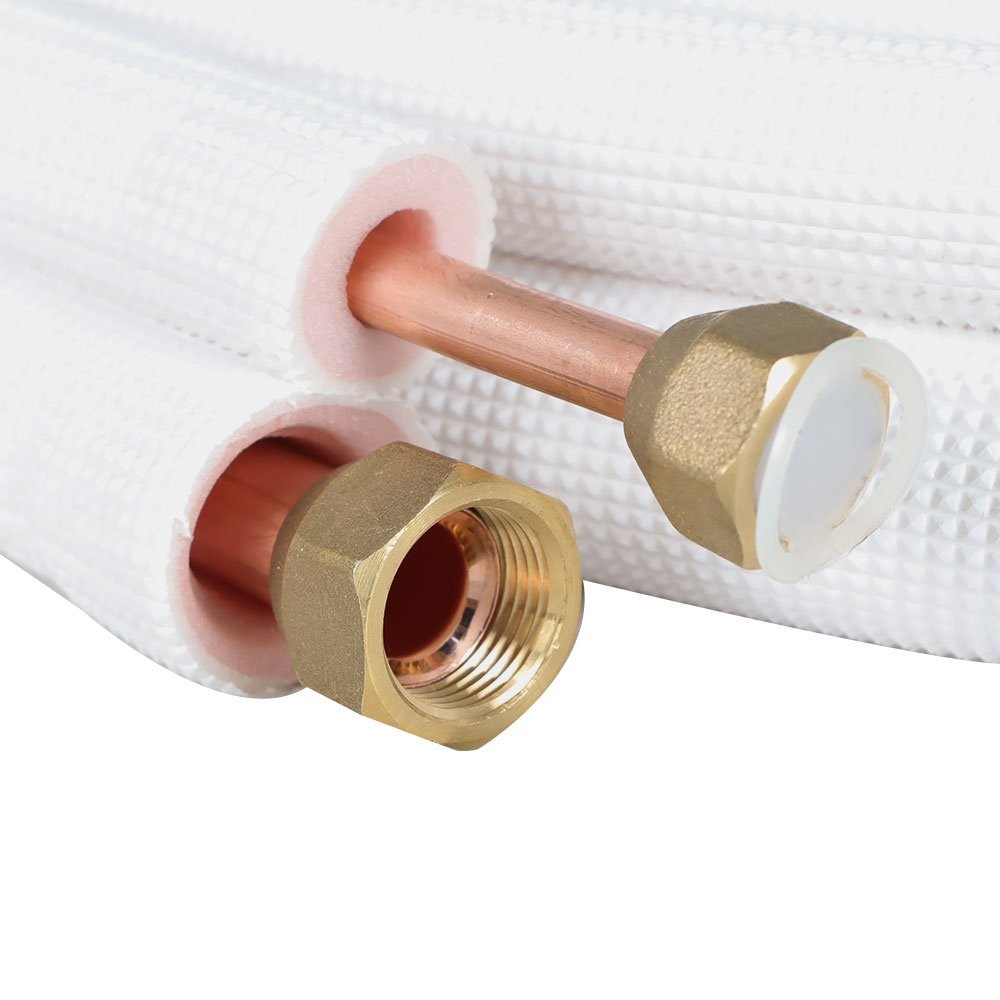 3/8"-5/8" Dia. Connection Pipe Install Kit For Mini Split Heat Pump System 25Ft