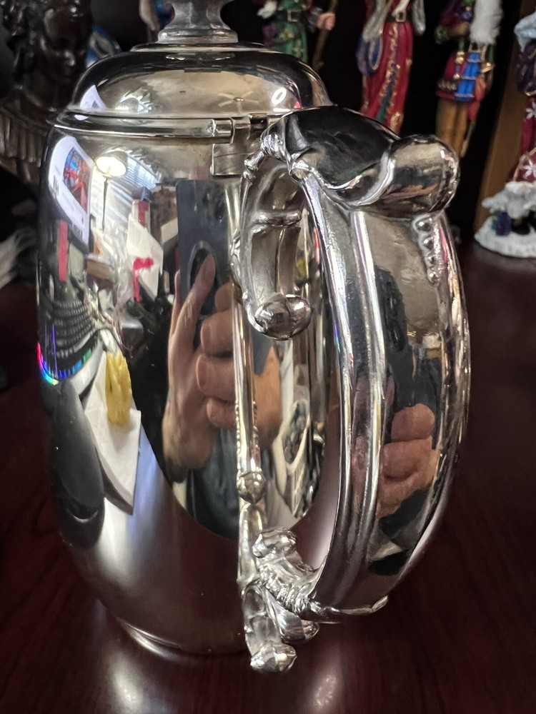 Wm Rogers Coffee / Tea Pot Creamer and Sugar Caddy With Lid