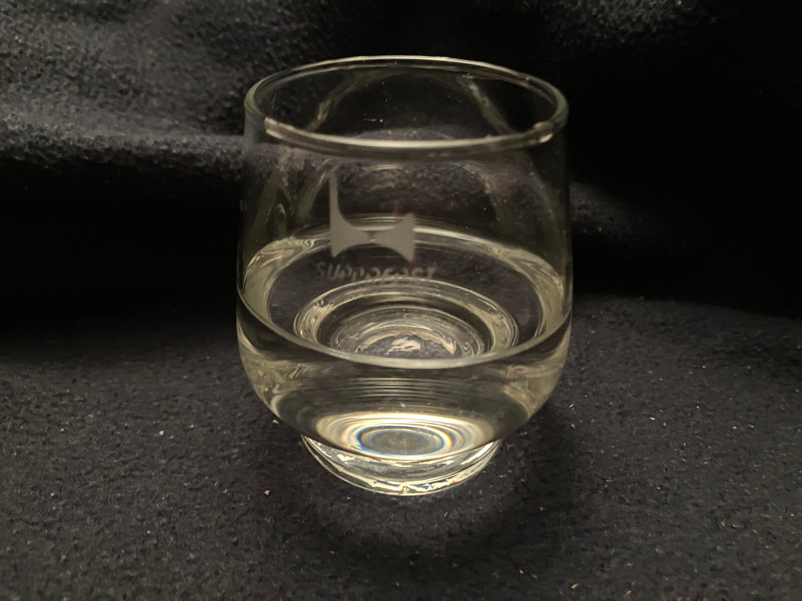 Superfest glass GDR whisky/brandy/liquer glasses - set of 4