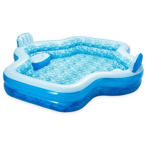 Member's Mark 2-Seater Inflatable Family Pool, 10-Feet Long, Quick-Inflate