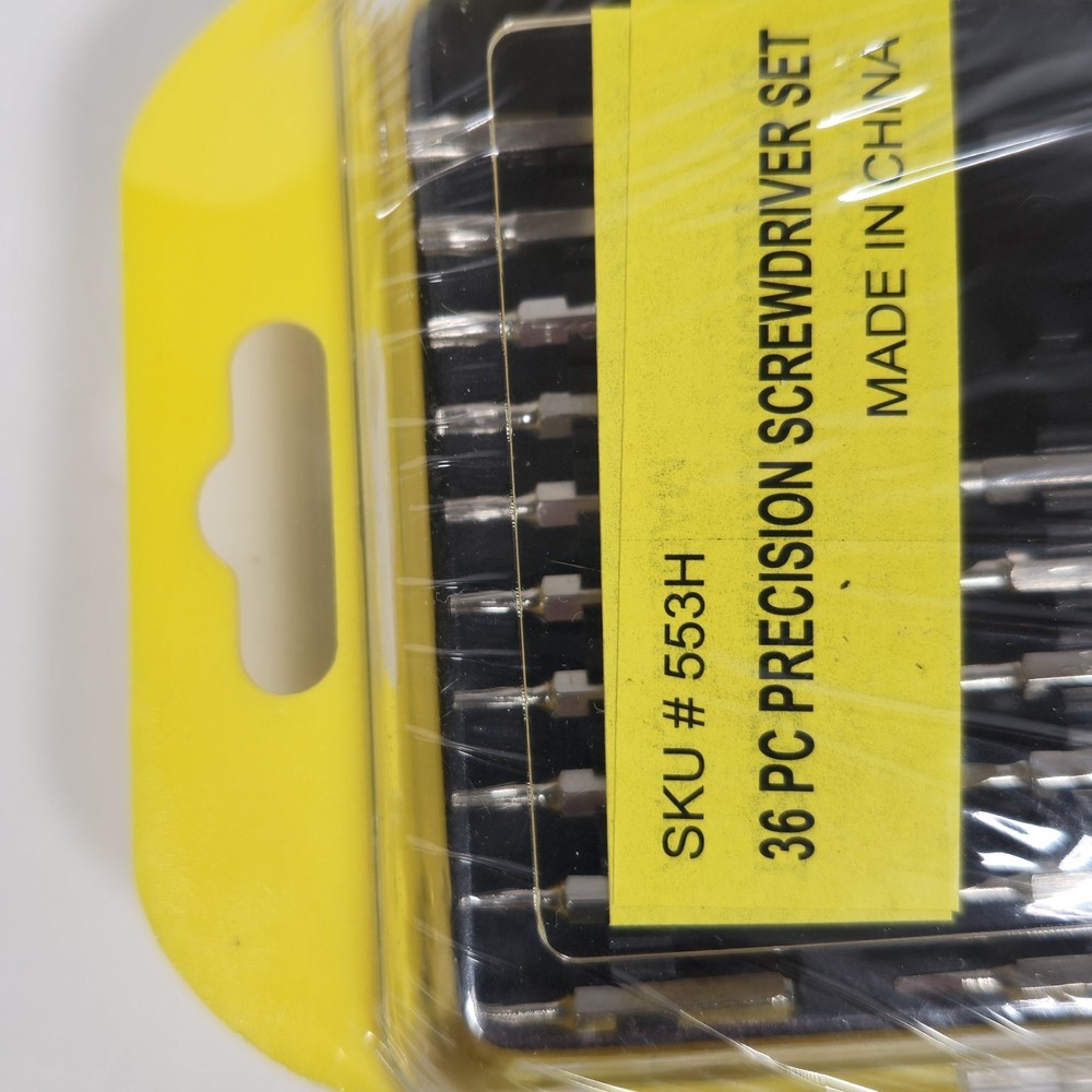 36 Pc Precision Screwdriver Set New Sealed Mini Tool Kit Bits Repair Electronics